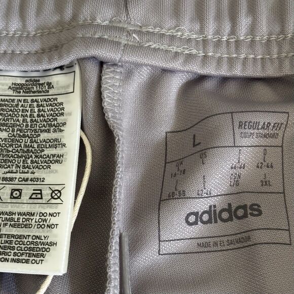 Adidas Tiro 24 Women's Large Regis RU Soccer Patch Zip Ankle Pants Gray Athletic - Picture 9 of 12